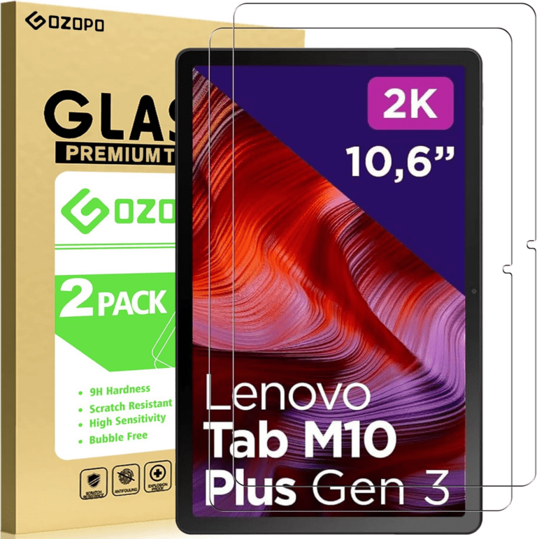 Protector de Pantalla GOZOPO para Lenovo Tab M10 Plus (3ª Gen)